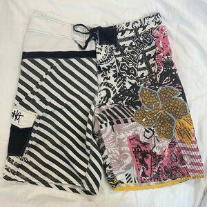 Billabong Board Shorts Mens Sz 38w Skate Surf Rare Vintage Y2K
